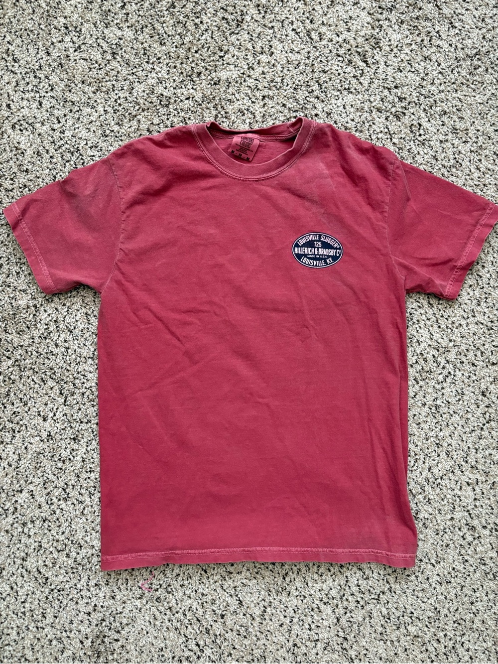 Comfort Colors Men's red graphic Short-Sleeve